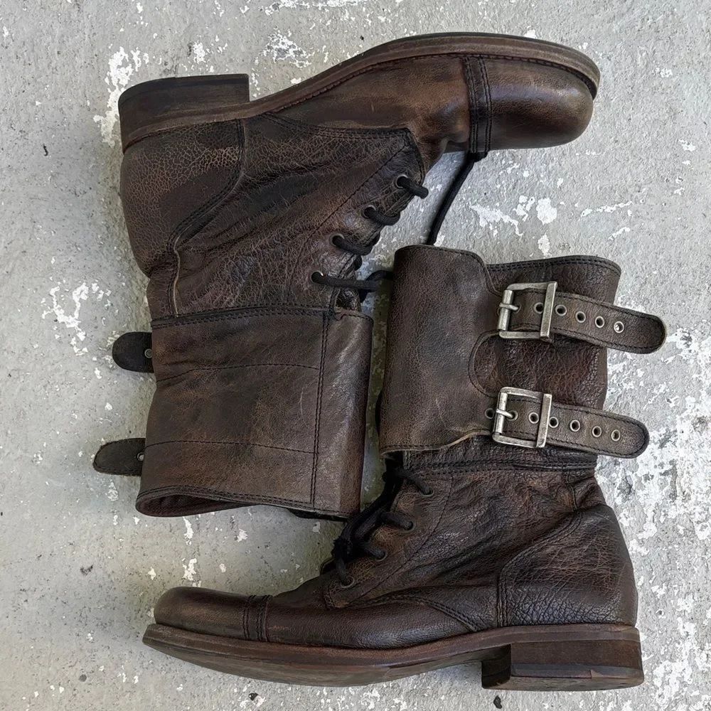 All Saints Damisi Brown boots